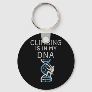 Klettern ist in meiner DNA-Helix Grafik  Schlüsselanhänger