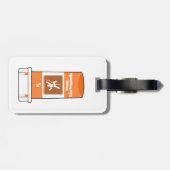 Klettern ist mein Medikament Gepäckanhänger (Rückseite horizontal)