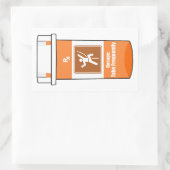 Klettern ist mein Medikament Rechteckiger Aufkleber (Tasche)