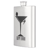 Klettern ist meine glückliche Stunde Flachmann (Links)