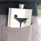 Klettern ist meine glückliche Stunde Flachmann (Beispiel)