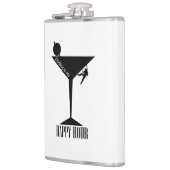 Klettern ist meine glückliche Stunde Flachmann (Links)