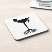 Klettern ist meine glückliche Stunde Getränkeuntersetzer (Linke Seite)