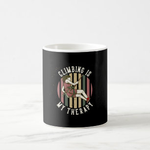 Klettern ist meine Therapie Kaffeetasse