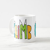 Klettern Kaffeetasse (Vorderseite Links)
