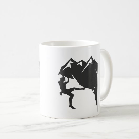 Klettern Kaffeetasse (VorderseiteRechts)