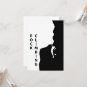 Klettern Karte (Vorderseite/Rückseite Beispiel)