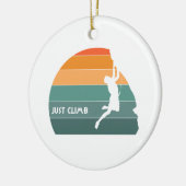 Klettern Keramik Ornament (Links)