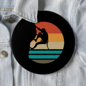 Klettern Klettern Retro Button (Beispiel)