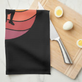 Klettern Klettern Retro Geschirrtuch (Viertel Falte)