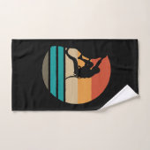 Klettern Klettern Retro Handtuch (Handtuch)