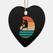 Klettern Klettern Retro Keramik Ornament (Links)