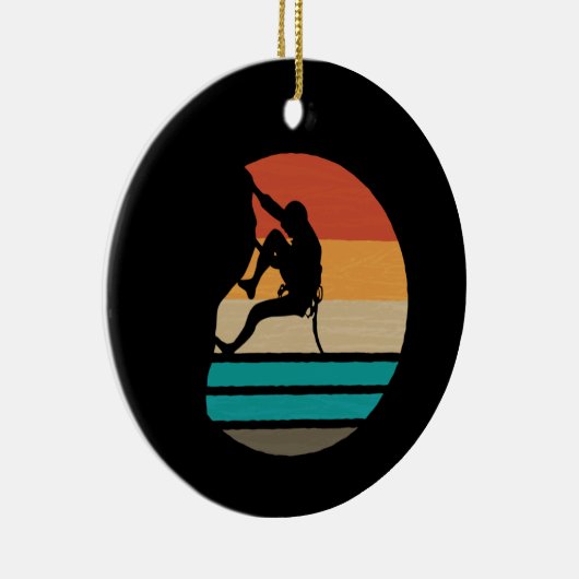 Klettern Klettern Retro Keramik Ornament (Rechts)