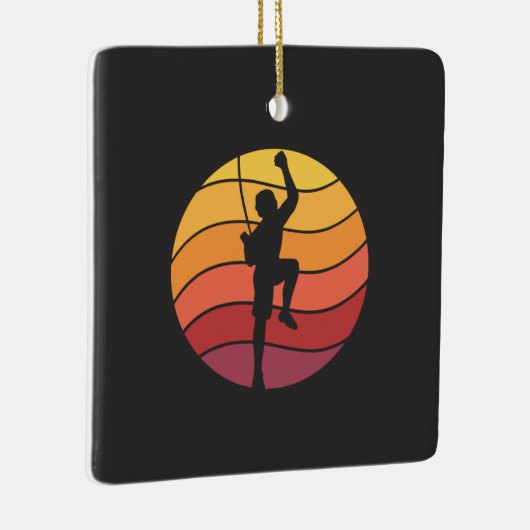 Klettern Klettern Retro Keramikornament (Rechts)
