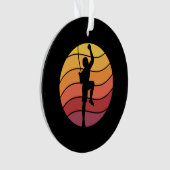 Klettern Klettern Retro Ornament (Vorderseite)