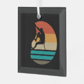 Klettern Klettern Retro Ornament Aus Glas (Vorderseite links)