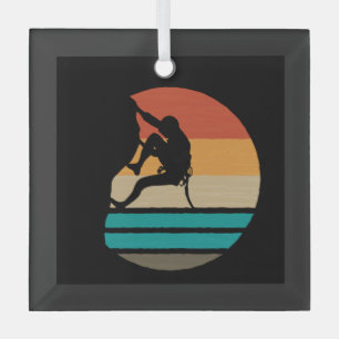 Klettern Klettern Retro Ornament Aus Glas