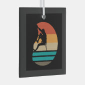 Klettern Klettern Retro Ornament Aus Glas (Vorderseite Rechts)