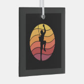 Klettern Klettern Retro Ornament Aus Glas (Vorderseite Rechts)