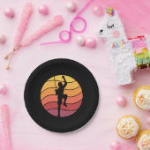 Klettern Klettern Retro Pappteller (Party)