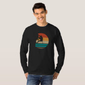 Klettern Klettern Retro T-Shirt (Vorne ganz)