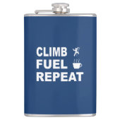 Klettern, Kraftstoff, wiederholen Flachmann (Vorderseite)