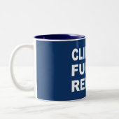 Klettern, Kraftstoff, wiederholen Zweifarbige Tasse (Links)