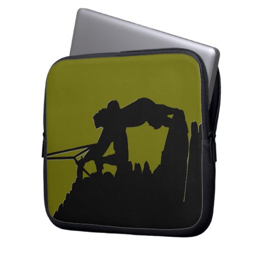 Klettern-Laptop-Hülse Laptopschutzhülle (Vorderseite Links)