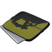 Klettern-Laptop-Hülse Laptopschutzhülle (Vorne Knopf)