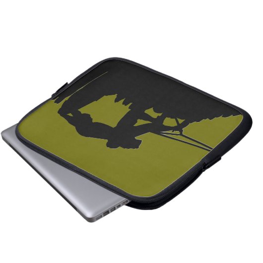 Klettern-Laptop-Hülse Laptopschutzhülle (Vorne Knopf)