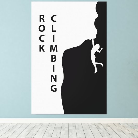 Klettern Leinwanddruck (Insitu (Holzboden))