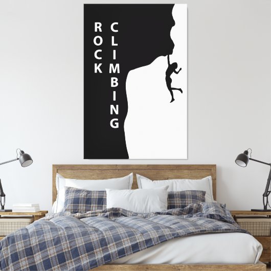 Klettern Leinwanddruck (Insitu (Schlafzimmer))
