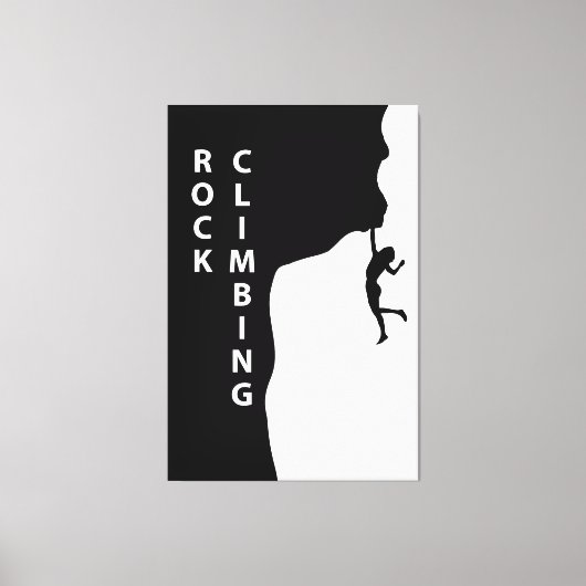 Klettern Leinwanddruck (Vorderseite)