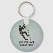 Klettern mit Climber's Kit - Ihr Text auf Schlüsselanhänger (Vorderseite)