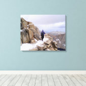 Klettern Mount Whitney Leinwanddruck (Insitu (Holzboden))