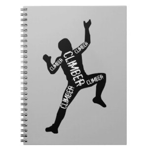 klettern notizblock