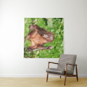 Klettern Orangutan Baby Wandteppich (Beispiel (Horizontal))