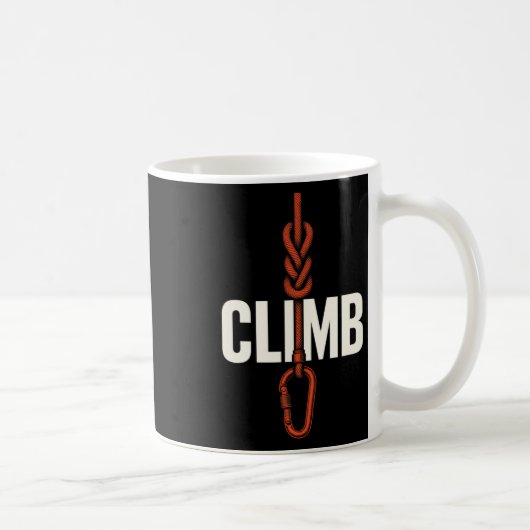 Klettern - Outdoor-Felsenklettern Seil-Abenteuer Kaffeetasse (Rechts)