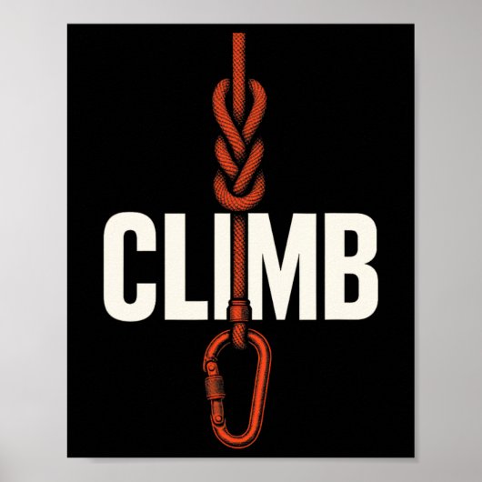 Klettern - Outdoor-Seilkletterabenteuer Poster (Vorne)