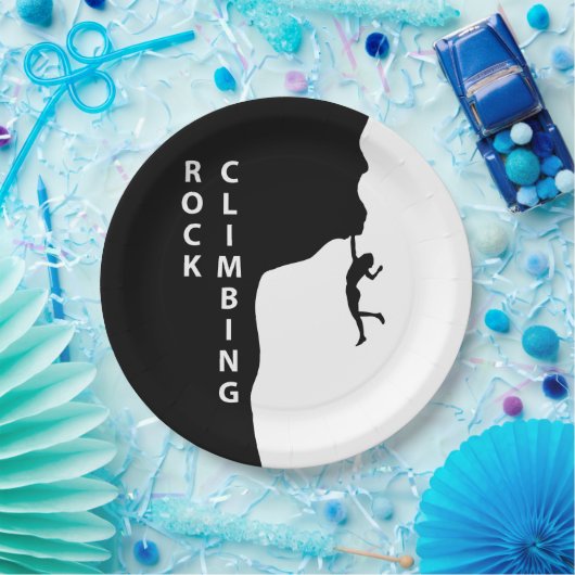 Klettern Pappteller (Party)