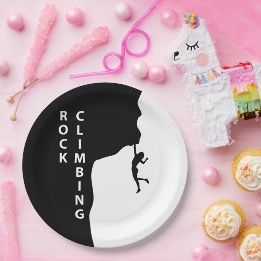 Klettern Pappteller (Party)