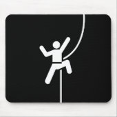 Klettern-Piktogramm Mousepad (Vorne)