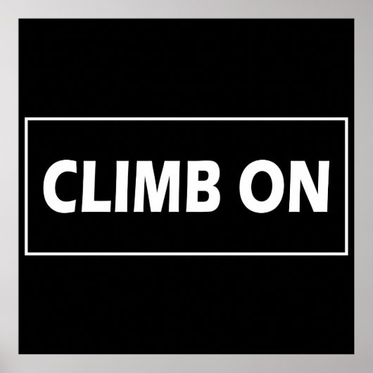 klettern poster (Vorne)