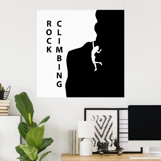 Klettern Poster (Heimbüro)