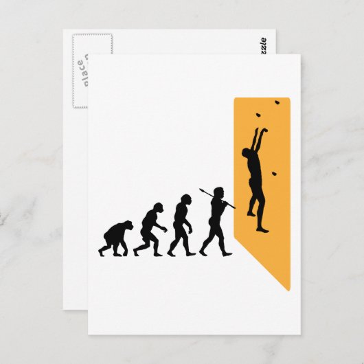 Klettern Postkarte (Vorne/Hinten)