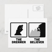 Klettern Postkarte (Vorne/Hinten)