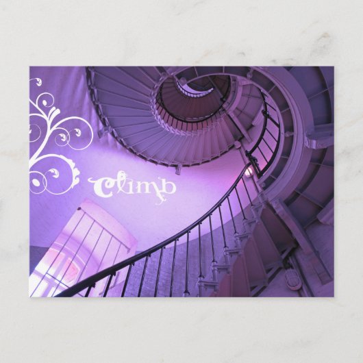 klettern postkarte (Vorderseite)