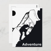 Klettern Postkarte (Vorne/Hinten)
