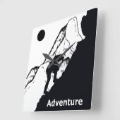 Klettern Quadratische Wanduhr (Winkel)