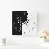 Klettern Quadratische Wanduhr (Zuhause)